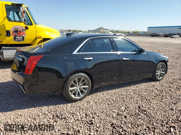 2019 Cadillac CTS Luxury RWD with VIN 1G6AR5SX1K0110384, listed as a Copart auction lot 76725354 with 74,699 mi miles and Salvage Title. Bid and sale history available at DreamBid. Image 3.