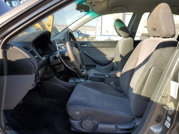 2005 Honda Civic with VIN JHMES96615S022180, listed as a Copart auction lot 50362915 with 231,987 mi miles and Salvage Title. Bid and sale history available at DreamBid. Image 7.