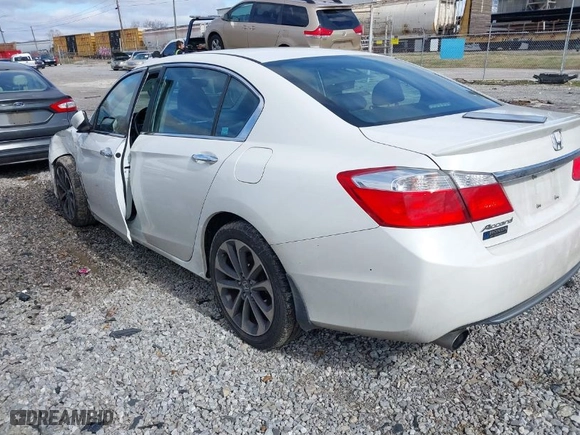 2014 Honda Accord Sedan Sport with VIN 1HGCR2F55EA245137, listed as a IAAI auction lot 41555188 with 150,589 mi miles. Bid and sale history available at carsss.com. Image 3.