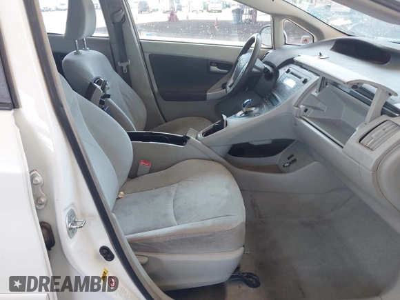 2010 Toyota Prius II with VIN JTDKN3DU6A0107841, listed as a IAAI auction lot 41907477 with 169,554 mi miles. Bid and sale history available at carsss.com. Image 5.