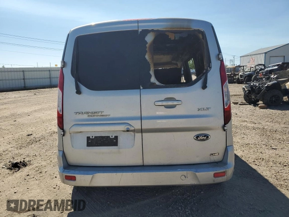 2014 Ford Transit Connect XLT with VIN NM0GS9F73E1154878, listed as a Copart auction lot 56160255 with Not provided miles and Salvage title. Bid and sale history available at DreamBid. Image 6.