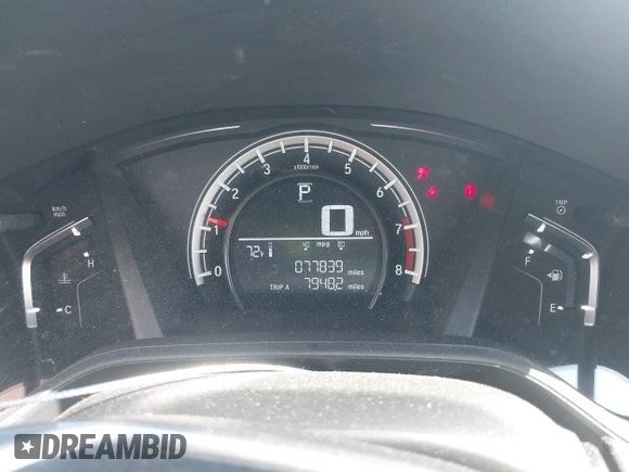 2017 Honda CR-V LX with VIN 5J6RW6H38HL002851, listed as a IAAI auction lot 42139346 with 77,839 mi miles and . Bid and sale history available at DreamBid. Image 7.
