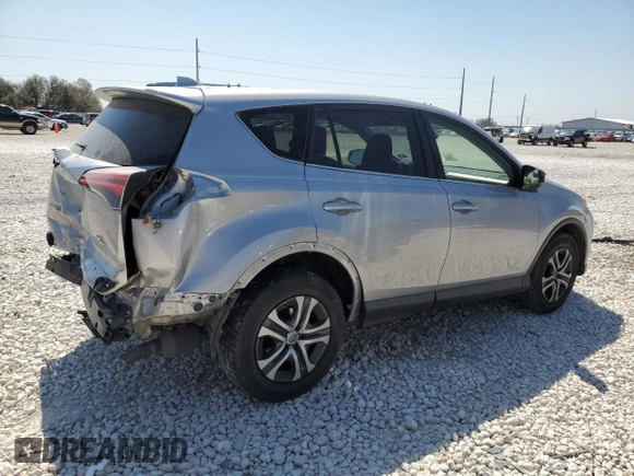 2018 Toyota RAV4 LE with VIN JTMBFREV2JD250267, listed as a Copart auction lot 48792785 with 80,801 mi miles and Salvage Title. Bid and sale history available at carsss.com. Image 3.