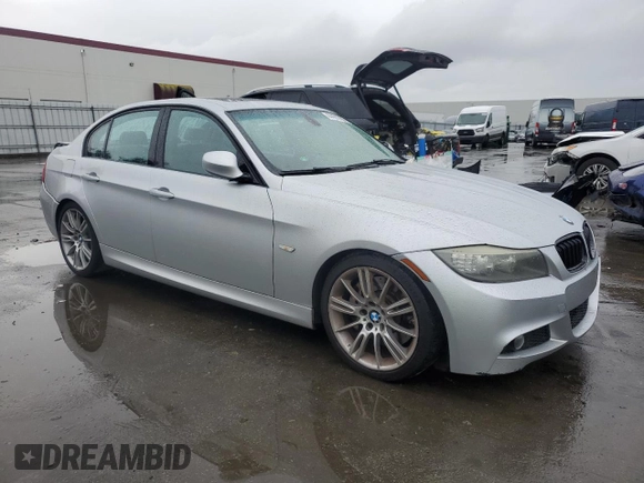 2011 BMW 3 Series 335i with VIN WBAPM5C50BE576519, listed as a Copart auction lot 44409265 with 142,522 mi miles and Salvage Title. Bid and sale history available at carsss.com. Image 4.