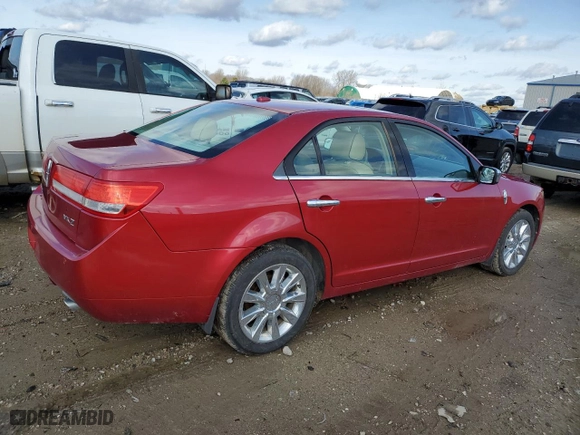 2012 Lincoln MKZ with VIN 3LNHL2GCXCR809463, listed as a Copart auction lot 51596305 with 101,980 mi miles and Clean Title. Bid and sale history available at carsss.com. Image 3.