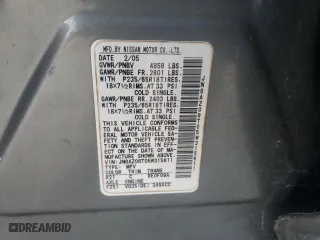 2005 Nissan Murano SL with VIN JN8AZ08T05W315611, listed as a Copart auction lot 77487264 with 0 mi miles and Salvage Title. Bid and sale history available at carsss.com. Image 14.
