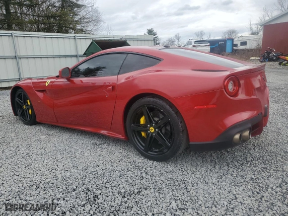 2013 Ferrari F12berlinetta with VIN ZFF74UFA7D0193622, listed as a Copart auction lot 51904615 with 0 mi miles and Salvage Title. Bid and sale history available at carsss.com. Image 2.