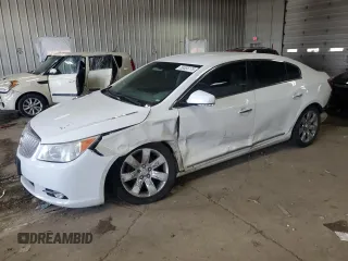 2012 Buick LaCrosse Leather с VIN 1G4GC5E39CF164804, выставлен на аукционе Copart как лот 59535175 с пробегом 142 384 миль миль и На запчасти • Non repairable. История ставок и продаж доступна на DreamBid. Изображение 1.
