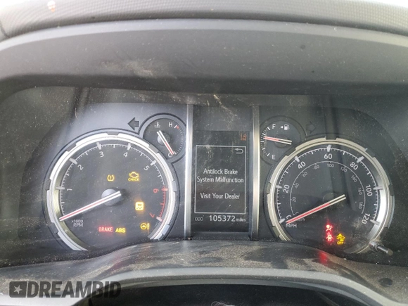 2021 Toyota 4Runner Limited with VIN JTEKU5JR3M5877545, listed as a Copart auction lot 49005505 with 105,372 mi miles and Salvage title. Bid and sale history available at DreamBid. Image 9.