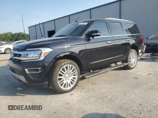 2024 Ford Expedition Limited z VIN 1FMJU2A85REA70596, wystawiony jako Copart lot #57138565 z przebiegiem 6 929 mil mil oraz Szkoda całkowita • Salvage title. Historia ofert i sprzedaży dostępna na DreamBid. Obrazek 1.