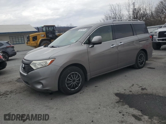 2013 Nissan Quest LE with VIN JN8AE2KP7D9069057, listed as a Copart auction lot 46721615 with 128,745 mi miles and Clean Title. Bid and sale history available at carsss.com. Image 1.