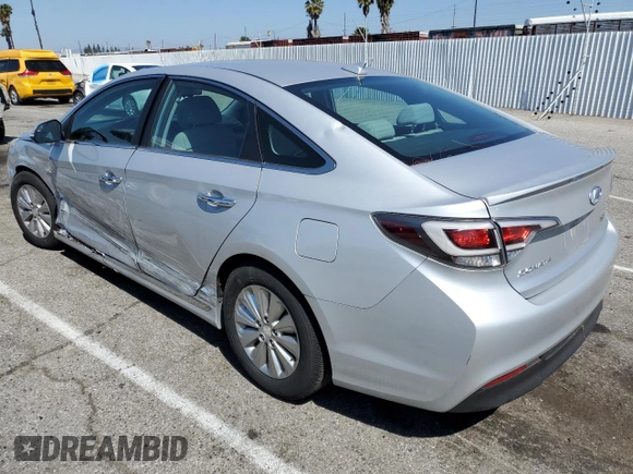 2016 Hyundai Sonata Hybrid SE with VIN KMHE24L11GA009480, listed as a Copart auction lot 54905615 with 71,245 mi miles and Salvage Title. Bid and sale history available at carsss.com. Image 2.