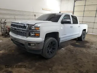 2014 Chevrolet Silverado 1500 LT with VIN 3GCUKREC6EG513422, listed as a Copart auction lot 50396245 with 209,998 mi miles and Salvage Title. Bid and sale history available at DreamBid. Image 1.