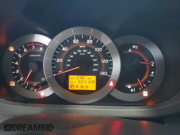 2010 Toyota RAV4 Sport with VIN 2T3WF4DV2AW025968, listed as a IAAI auction lot 42583288 with 227,108 mi miles and . Bid and sale history available at DreamBid. Image 7.