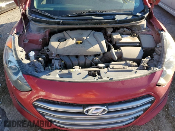 2016 Hyundai Elantra GT with VIN KMHD35LHXGU323042, listed as a Copart auction lot 78675774 with 57,378 mi miles and Salvage Title. Bid and sale history available at carsss.com. Image 11.