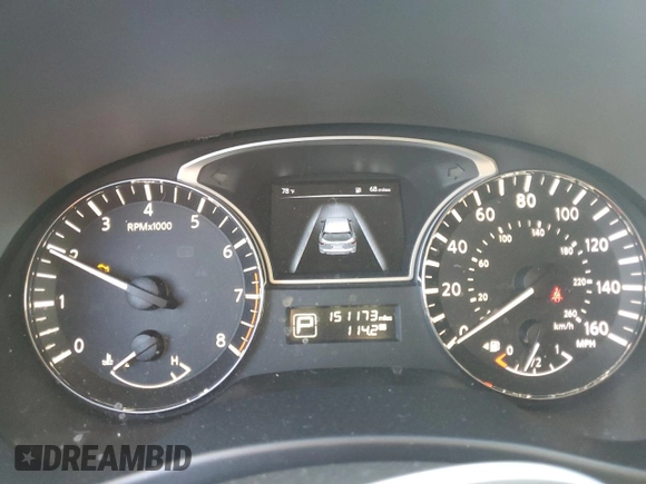 2015 Nissan Pathfinder Platinum with VIN 5N1AR2MN4FC643451, listed as a Copart auction lot 52177755 with 151,173 mi miles and Salvage Title. Bid and sale history available at DreamBid. Image 9.