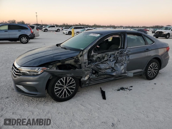 2021 Volkswagen Jetta S with VIN 3VWC57BU2MM079615, listed as a Copart auction lot 87969505 with 87,048 mi miles and Non repairable. Bid and sale history available at DreamBid. Image 1.