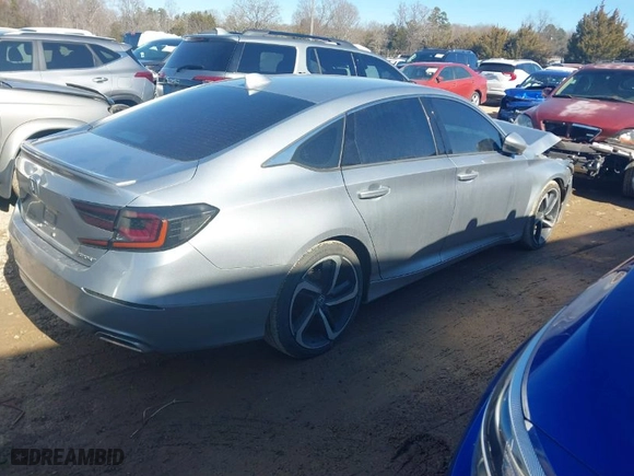 2019 Honda Accord Sedan Sport 1.5T with VIN 1HGCV1F38KA155478, listed as a IAAI auction lot 41417790 with 92,977 mi miles. Bid and sale history available at carsss.com. Image 4.