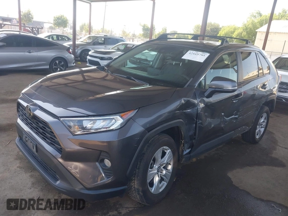 2020 Toyota RAV4 XLE with VIN 2T3W1RFV1LW079645, listed as a IAAI auction lot 42169795 with 126,247 mi miles and . Bid and sale history available at DreamBid. Image 2.