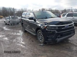 2024 Ford Expedition Max XLT with VIN 1FMJK1H80REA23644, listed as a IAAI auction lot 41113542 with 26,360 mi miles and . Bid and sale history available at DreamBid. Image 1.