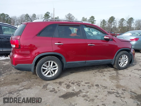2014 Kia Sorento LX with VIN 5XYKT4A7XEG482738, listed as a IAAI auction lot 41295018 with 64,080 mi miles and . Bid and sale history available at carsss.com. Image 14.