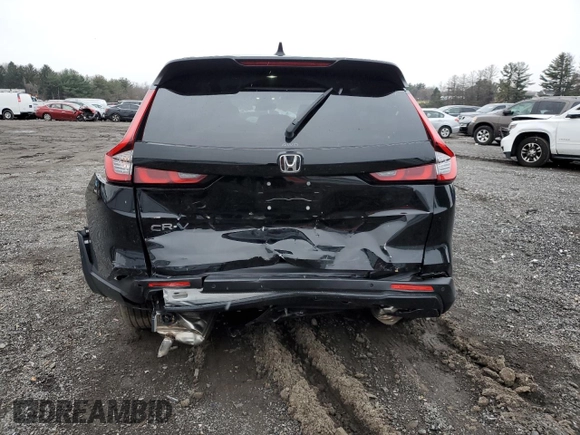 2024 Honda CR-V EX-L with VIN 2HKRS4H7XRH468926, listed as a Copart auction lot 85752484 with 5,205 mi miles and Salvage Title. Bid and sale history available at carsss.com. Image 6.