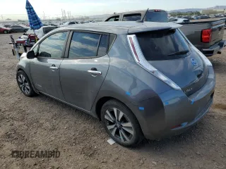2016 Nissan LEAF S with VIN 1N4BZ0CP4GC312912, listed as a Copart auction lot 52152793 with 86,383 mi miles. Bid and sale history available at carsss.com. Image 2.