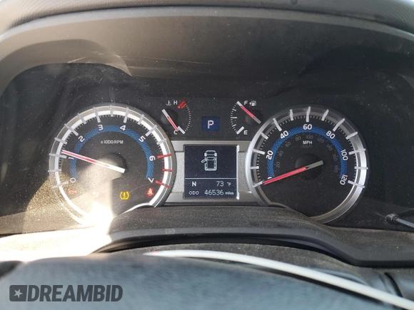 2019 Toyota 4Runner SR5 с VIN JTEZU5JR8K5210109, выставлен на аукционе Copart как лот 52314185 с пробегом 46 536 миль миль и Списание • Salvage title. История ставок и продаж доступна на DreamBid. Изображение 9.