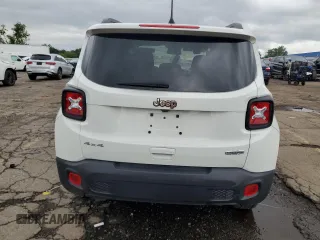 2022 Jeep Renegade Latitude with VIN ZACNJDB10NPN90182, listed as a Copart auction lot 60963885 with 25,884 mi miles and Salvage title. Bid and sale history available at DreamBid. Image 6.