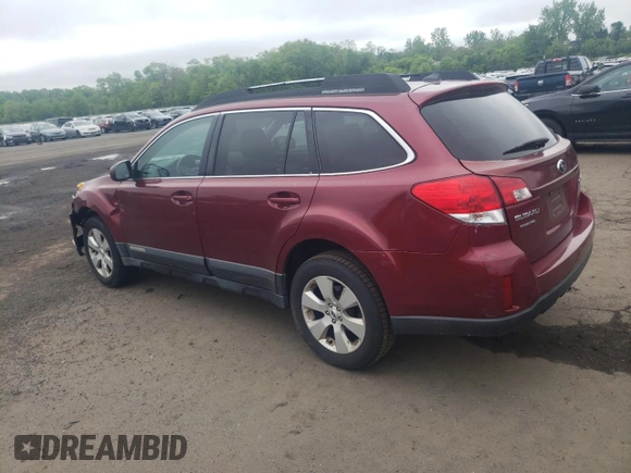2011 Subaru Outback Limited with VIN 4S4BRBJC3B3444912, listed as a Copart auction lot 57123365 with 231,190 mi miles and Salvage title. Bid and sale history available at DreamBid. Image 2.