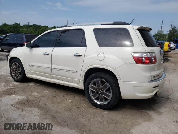 2012 GMC Acadia Denali with VIN 1GKKVTEDXCJ232616, listed as a Copart auction lot 56656055 with 189,808 mi miles and Non repairable. Bid and sale history available at DreamBid. Image 2.