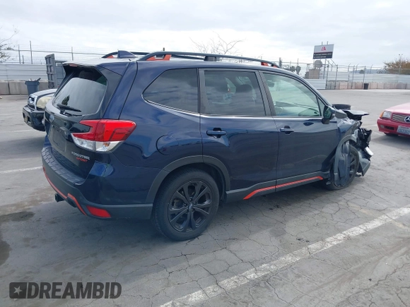 2020 Subaru Forester Special Sports with VIN JF2SKARCXLH424184, listed as a IAAI auction lot 42063911 with 52,786 mi miles and . Bid and sale history available at DreamBid. Image 4.