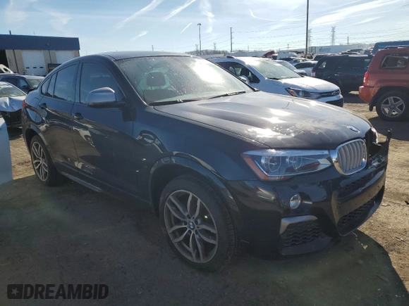 2017 BMW X4 M40i with VIN 5UXXW7C57H0U24914, listed as a Copart auction lot 44800293 with 90,576 mi miles. Bid and sale history available at carsss.com. Image 4.