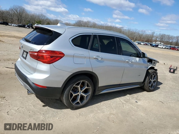 2018 BMW X1 xDrive28i with VIN WBXHT3C39J5K25722, listed as a Copart auction lot 46668855 with 63,533 mi miles and Salvage Title. Bid and sale history available at carsss.com. Image 3.