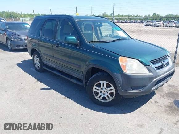2002 Honda CR-V EX with VIN SHSRD78832U012235, listed as a IAAI auction lot 41979623 with 304,250 mi miles. Bid and sale history available at carsss.com. Image 1.