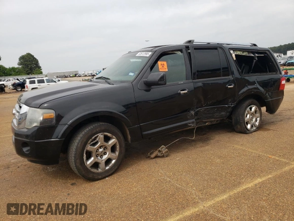 2013 Ford Expedition Max Limited with VIN 1FMJK1K54DEF21773, listed as a Copart auction lot 53612995 with Not provided miles and Salvage title. Bid and sale history available at DreamBid. Image 1.