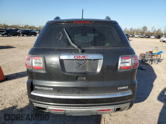 2013 GMC Acadia Denali with VIN 1GKKVTKD8DJ220406, listed as a Copart auction lot 48345445 with 0 mi miles and Salvage Title. Bid and sale history available at carsss.com. Image 6.