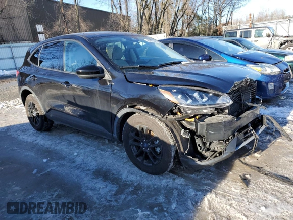 2020 Ford Escape SE Sport Hybrid with VIN 1FMCU9BZ5LUC60677, listed as a Copart auction lot 45990505 with 60,817 mi miles and Salvage Title. Bid and sale history available at DreamBid. Image 4.