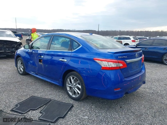 2013 Nissan Sentra SV with VIN 3N1AB7AP1DL619902, listed as a IAAI auction lot 41656100 with 161,254 mi miles. Bid and sale history available at carsss.com. Image 3.