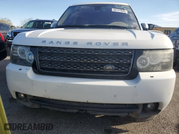 2012 Land Rover Range Rover HSE Lux with VIN SALMF1D47CA364054, listed as a Copart auction lot 45747825 with 134,555 mi miles and Clean title. Bid and sale history available at DreamBid. Image 5.