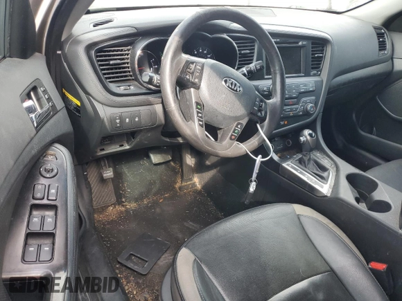 2013 Kia Optima Hybrid EX with VIN KNAGM4AD7D5047835, listed as a Copart auction lot 76067244 with 201,878 mi miles and Salvage Title. Bid and sale history available at carsss.com. Image 8.