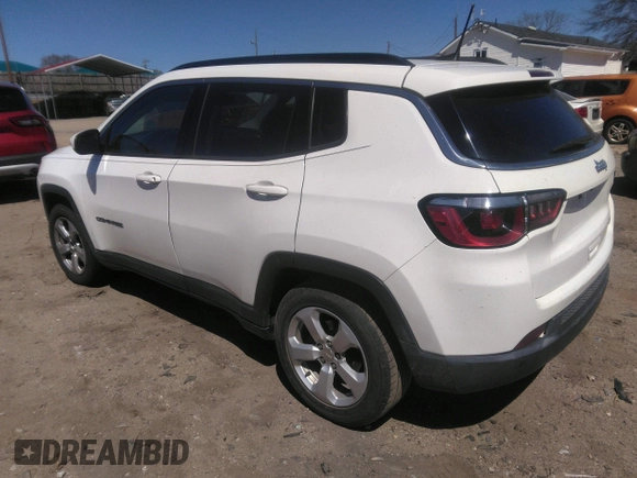 2018 Jeep Compass Latitude with VIN 3C4NJCBB3JT227044, listed as a IAAI auction lot 41853868 with 75,356 mi miles. Bid and sale history available at carsss.com. Image 3.