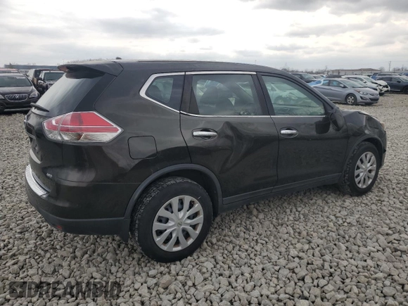 2015 Nissan Rogue SV with VIN KNMAT2MV6FP506851, listed as a Copart auction lot 52413405 with 114,631 mi miles and Clean Title. Bid and sale history available at carsss.com. Image 3.