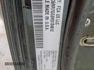 2024 Ram 1500 SLT z VIN 1C6RR7GG8RS124812, wystawiony jako Copart lot #58272835 z przebiegiem Nie podano mil oraz Szkoda całkowita • Salvage title. Historia ofert i sprzedaży dostępna na DreamBid. Obrazek 12.