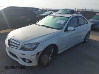 2011 Mercedes-Benz C with VIN WDDGF5EB2BA462275, listed as a IAAI auction lot 41888905 with 173,778 mi miles. Bid and sale history available at carsss.com. Image 2.