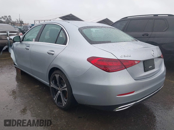 2023 Mercedes-Benz C 300 with VIN W1KAF4GB1PR069468, listed as a IAAI auction lot 41572478 with 10,965 mi miles and . Bid and sale history available at DreamBid. Image 3.