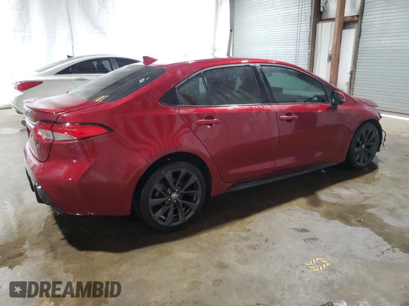 2023 Toyota Corolla SE with VIN 5YFS4MCE8PP155309, listed as a Copart auction lot 54670115 with 51,976 mi miles and Salvage Title. Bid and sale history available at DreamBid. Image 3.