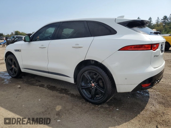 2017 Jaguar F-Pace 20d R-Sport with VIN SADCL2BN2HA885563, listed as a Copart auction lot 71300134 with 168,056 mi miles and Clean Title. Bid and sale history available at DreamBid. Image 2.