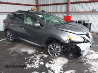 2017 Nissan Murano Platinum z VIN 5N1AZ2MG9HN108317, wystawiony jako IAAI lot #41613553 z przebiegiem 112 648 mil mil oraz . Historia ofert i sprzedaży dostępna na DreamBid. Obrazek 1.