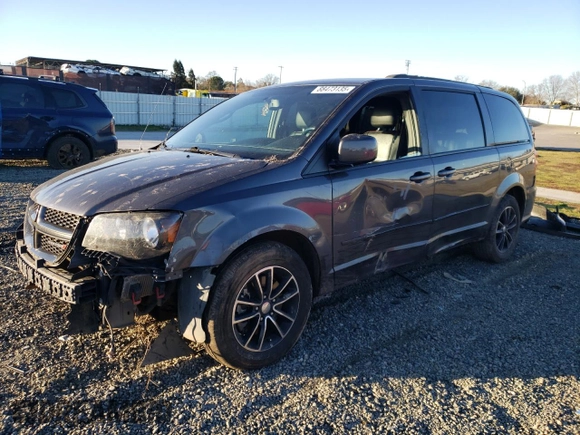 2017 Dodge Grand Caravan GT with VIN 2C4RDGEG5HR698276, listed as a Copart auction lot 88473135 with 134,434 mi miles and Salvage Title. Bid and sale history available at DreamBid. Image 1.